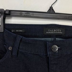 Talbots Jeans - Talbots Flawless Dark Navy Slim Ankle Jeans (J017) Talbots Jeans - Talbots Flawless Dark Navy Slim Ankle Jeans (J017)